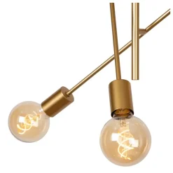 Lucide LESTER Plafonnière - Mat Goud / Messing Sale