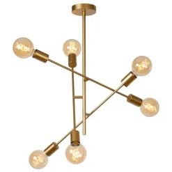 Lucide LESTER Plafonnière - Mat Goud / Messing Sale