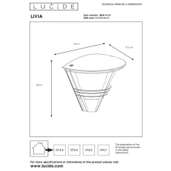Lucide LIVIA Wandlamp - Wit Sale