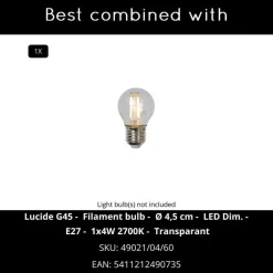 Lucide LIVIA Wandlamp - Wit Sale