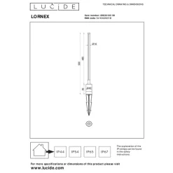Lucide LORNEX Tuinspot - Zwart Best