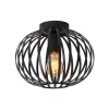 Lucide MANUELA Plafonnière - Zwart Discount