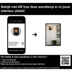 Lucide MANUELA Wandlamp - Zwart New