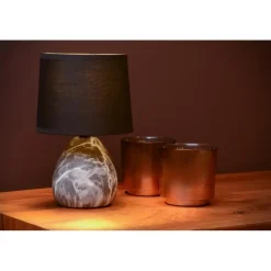 Lucide MARMO Tafellamp - Zwart Online