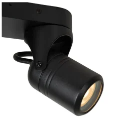 Lucide NIORT - Plafondspot Buiten - 2xGU10 - IP44 - Zwart New