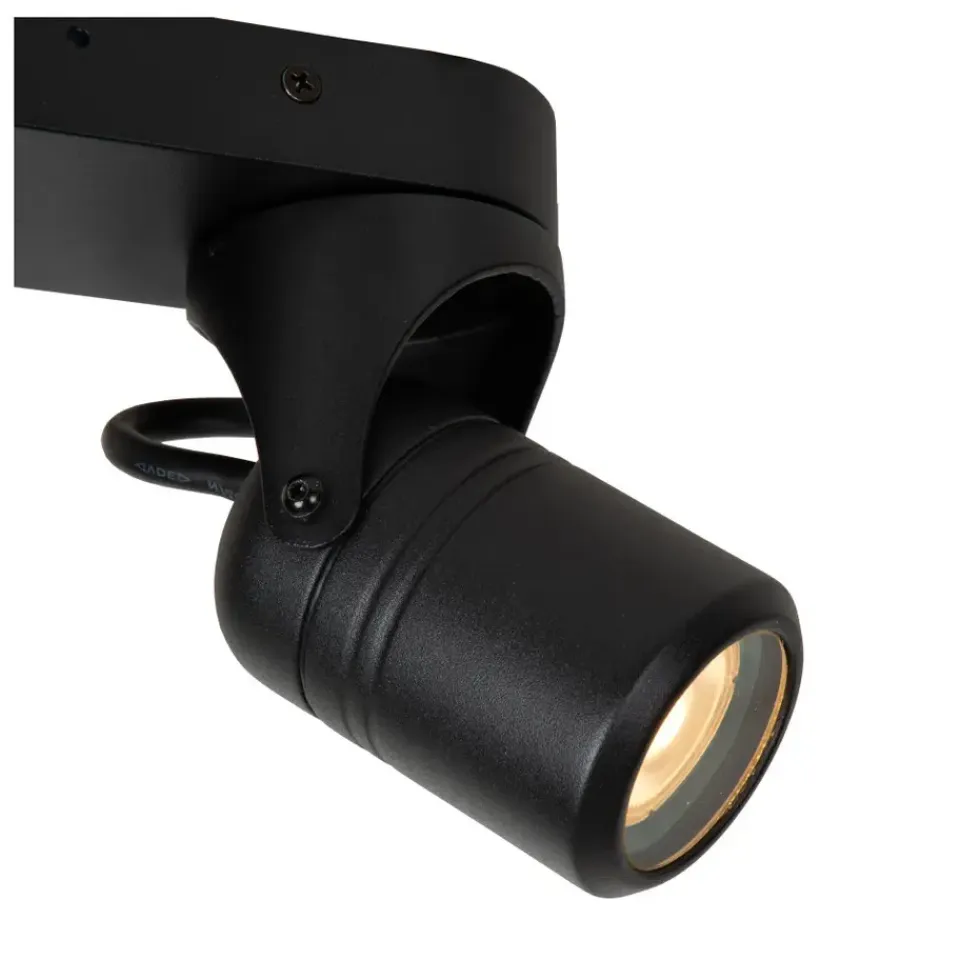 Lucide NIORT - Plafondspot Buiten - 2xGU10 - IP44 - Zwart New