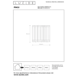 Lucide PINGI Tafellamp - Taupe