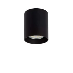 Lucide plafondspot Bodi - zwart - Ø8 cm Clearance