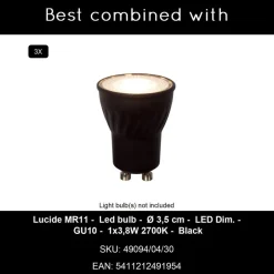 Lucide RITMO Plafondspot - Koffie Sale