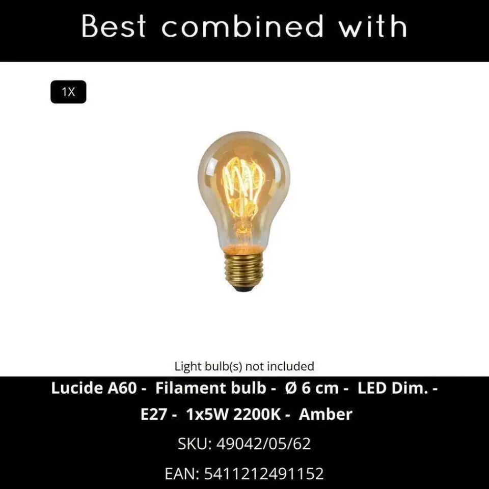 Lucide TAGALOG Wandlamp - Zwart Best