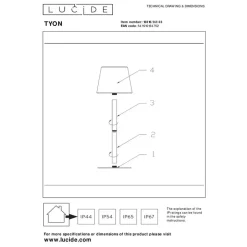 Lucide TYON Tafellamp - Groen Best