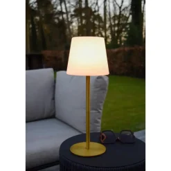 Lucide TYON Tafellamp - Mat Goud / Messing Discount