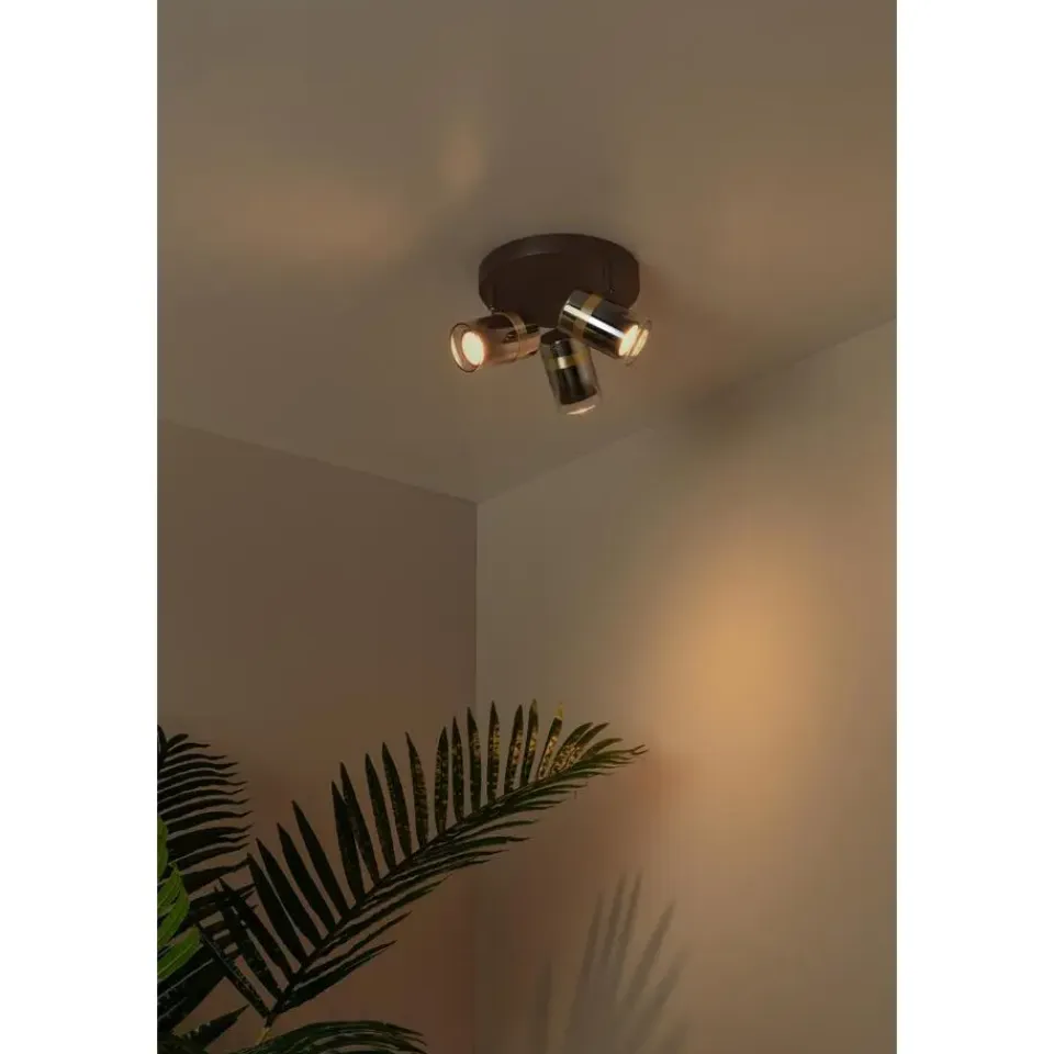 Lucide UPTON Plafondspot - Fumé Discount