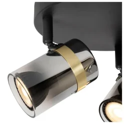 Lucide UPTON Plafondspot - Fumé Discount