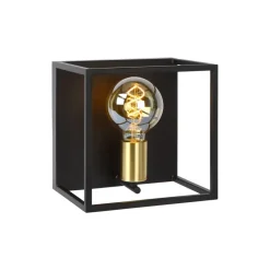 Lucide wandlamp Ruben - zwart - 22x18x22 cm Sale