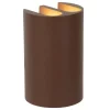 Merkloos Lucide YORK Wandspot - Roest bruin New