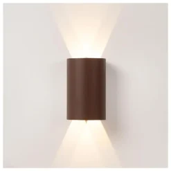 Merkloos Lucide YORK Wandspot - Roest bruin New