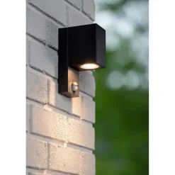 Lucide ZARO IR Wandspot - Zwart Hot