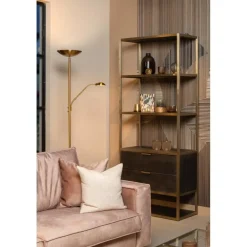 Lucide ZENITH Leeslamp - Mat Goud / Messing