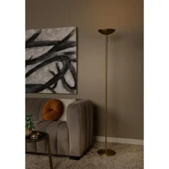 Lucide ZENITH Vloerlamp - Mat Goud / Messing Online