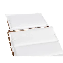 Beliani LUINO - Ligstoel - Wit - Hout Clearance