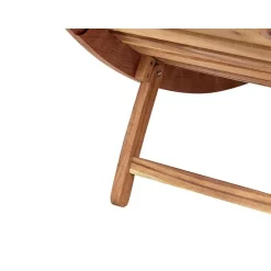 Beliani LUINO - Ligstoel - Wit - Hout Clearance