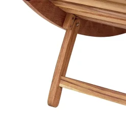 Beliani LUINO - Ligstoel - Wit - Hout Clearance