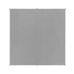 Beliani LUKKA - Schaduwdoek - Grijs 300 cm - Polyester Online