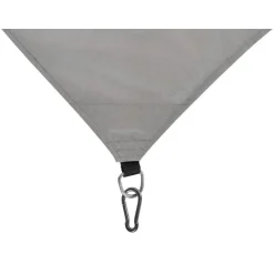 Beliani LUKKA - Schaduwdoek - Grijs 300 cm - Polyester Online