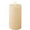 Lumineo LED kaars - creme wit - D7 x H15 cm - met timer Hot