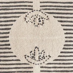 Leen Bakker LUTZ - Poef - Grijs - Katoen