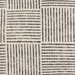 Leen Bakker LUTZ - Poef - Grijs - Katoen