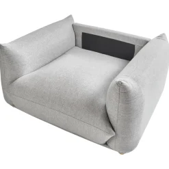 Beliani LUVOS - Fauteuil - Lichtgrijs - Stof