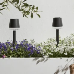 Luxform - 4x Solar Tuinlamp - Cala d'Or - Set van 4 stuks Outlet