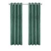 LW Collection Gordijnen Groen 270X140CM velvet kant en klaar 1 stuk Discount