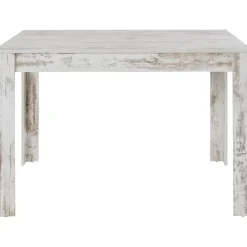 Loft24 Lynn - Eettafel 120x90 cm 6 personen in antiek wit MDF New