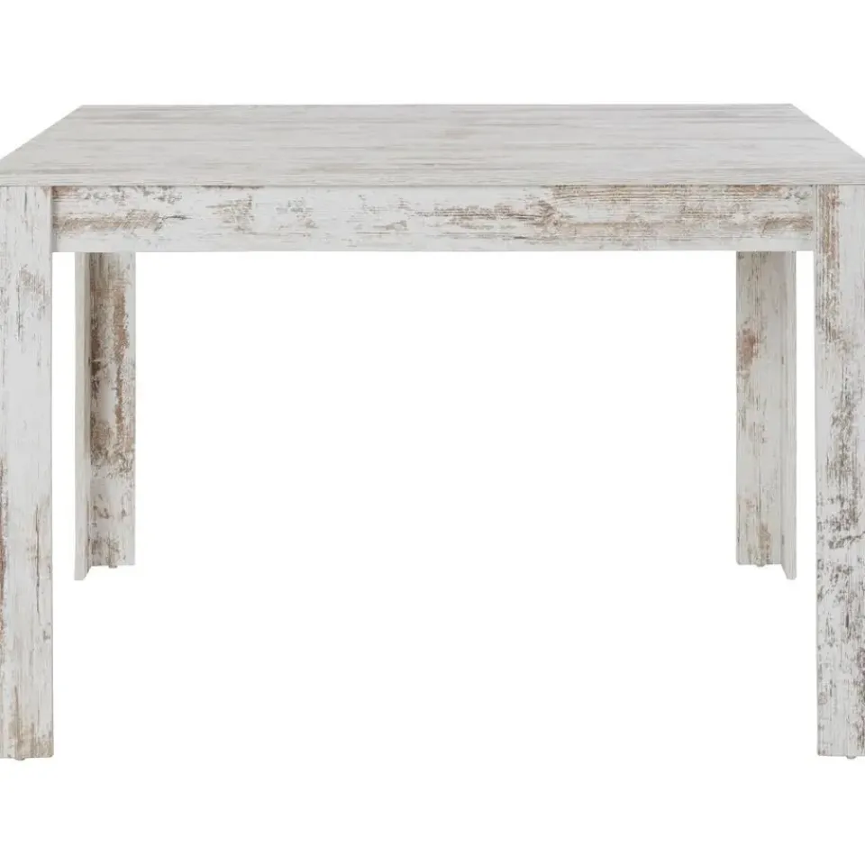 Loft24 Lynn - Eettafel 120x90 cm 6 personen in antiek wit MDF New