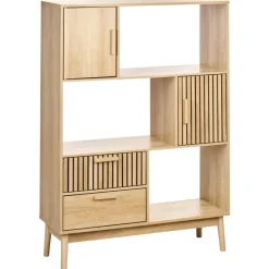 Leen Bakker LYNWOOD - Boekenkast - Lichthout - MDF Sale