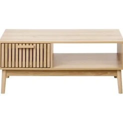 Leen Bakker LYNWOOD - Salontafel - Lichthout - MDF Discount