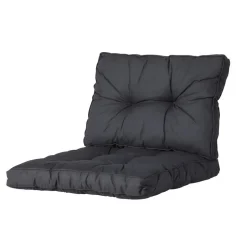 Madison - Florance Rugkussen Basic black - Ca. 43x60 cm - Set van 2 Discount