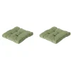 Madison - Florance Zitkussen Basic green - Ca. 73x73 cm - Set van 2 Online