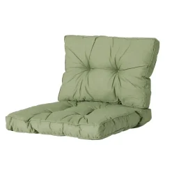 Madison - Florance Zitkussen Basic green - Ca. 73x73 cm - Set van 2 Online