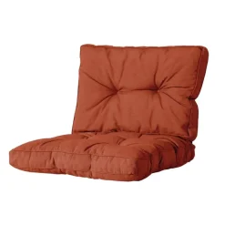 Madison - Florance Zitkussen Panama terra - Ca. 60x60 cm - Set van 2 Hot