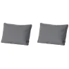 Madison - Lounge Profi-Line Manchester grey - Ca. 43x73 cm - Set van 2