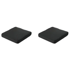 Madison - Lounge Profi-Line Zitkussen Rib black - Ca. 73x73 cm - Set van 2 Hot