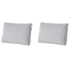 Madison - Lounge Profi-Line Manchester light grey - Ca. 43x73 cm - Set van 2