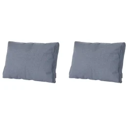 Madison - Lounge Profi-Line Manchester denim grey - Ca. 40x60 cm - Set van 2 Sale