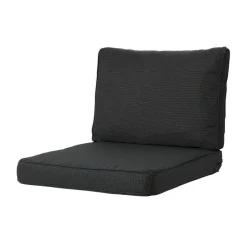 Madison - Lounge Rugkussen Rib black - Ca. 40x60 cm - Set van 2 Outlet