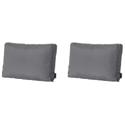 Madison - Lounge Rugkussen Panama grey - Ca. 40x60 cm - Set van 2