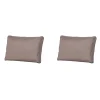 Madison - Lounge Rugkussen Panama taupe - Ca. 40x60 cm - Set van 2